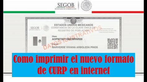 Recuerda que en el año 2020 se hizo un cambio de curp y ahora debes descargar e imprimir el nuevo formato. El Formato Apavideo Online Descargar