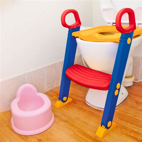 Buy Taylor And Brown® Baby Toddler Ladder Step Potty Training Toilet Seat