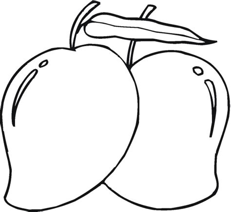 Mangoes Clipart Black And White Clip Art Library