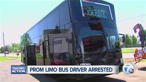Prom Limo Bus Driver Arrested Youtube