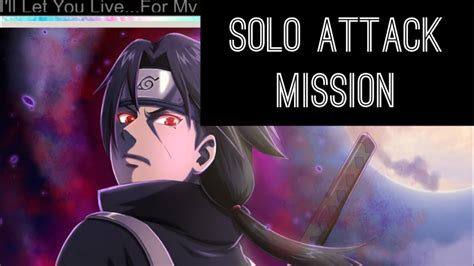 Itachi Uchiha Sólo Attack Mission Showcase Naruto X Boruto Ninja