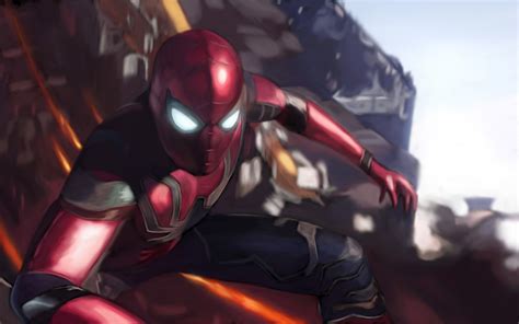 3840x2400 Spider Man In Avengers Infinity War 2018 Uhd 4k 3840x2400
