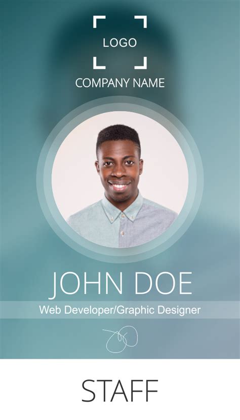 Download them for free in ai or eps format. Simple Company ID Card on Behance | Company id, Employee ...