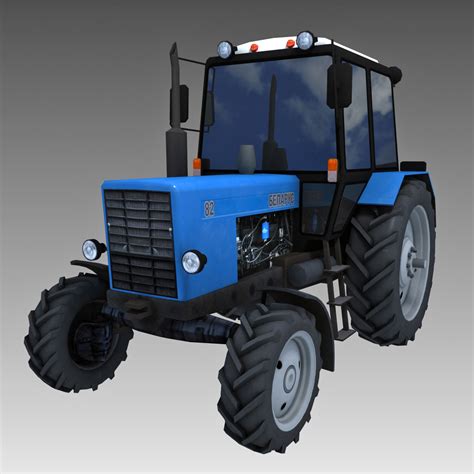 3d Tractor Mtz 82