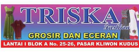 Contoh Banner Toko Baju - desain spanduk keren