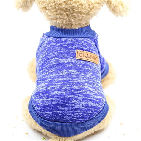 Cute Pet Dog Clothes For Small Dogs Soft Winter Yorkies Pugs Clothes
