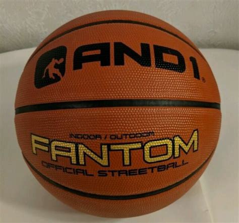 And1 Fantom Street Basketball Official Size 295 Brown For Sale