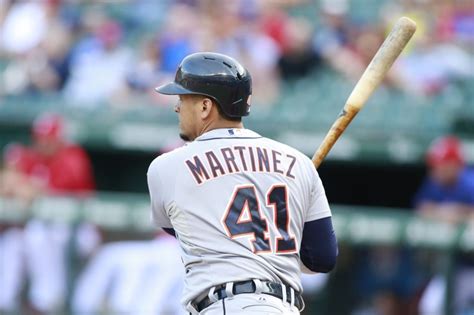 Victor Martinez Scratched From Lineup With Back Soreness