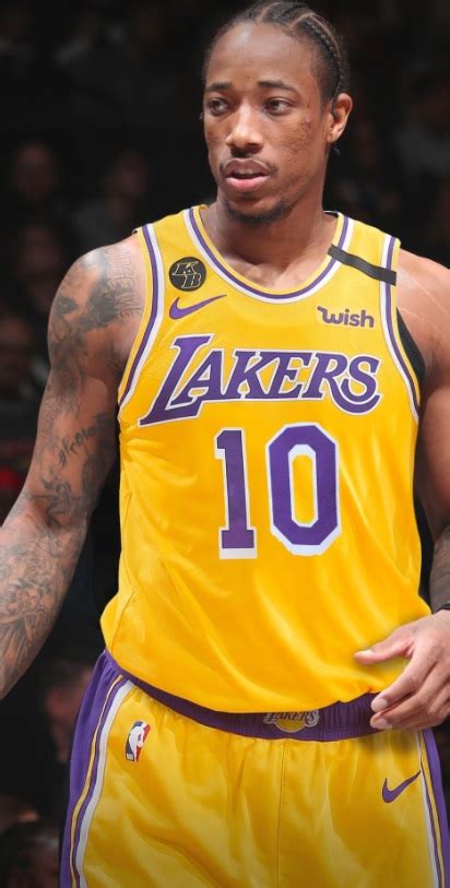 Photo Get A Good Look At Demar Derozan In A Lakers Jersey Because It
