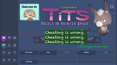 Cheat List Trials In Tainted Space Wiki