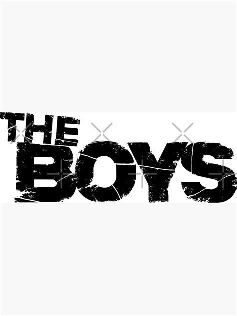 The Boys Logo Black Poster For Sale By Jcba Redbubble