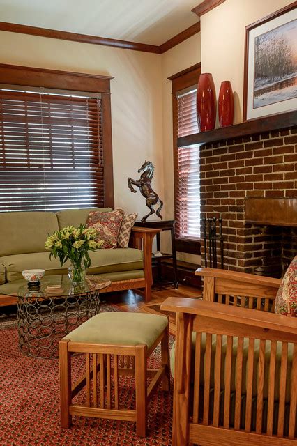 Arts and Crafts - Traditional - Living Room - other metro ...