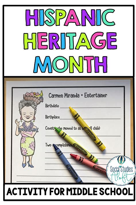Printable Hispanic Heritage Month Activities