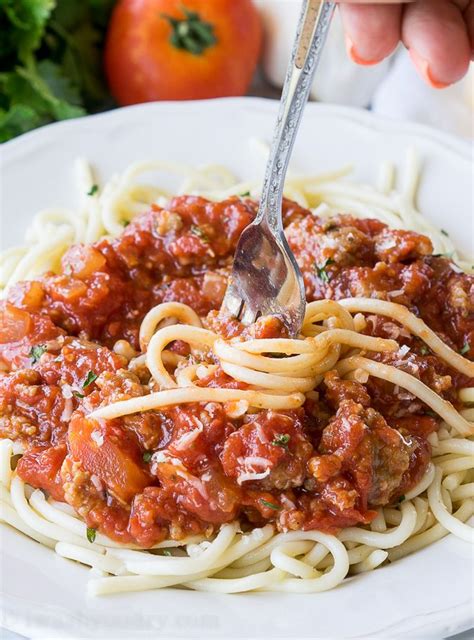 Quick And Easy Italian Meat Sauce Recipe Easy Italian Italian Meat