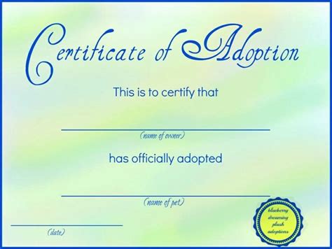 As this is just for fun, we recommend you. Fake Birth Certificate Maker Beautiful 42 Best Adoption Certificate Templates Images O… in 2020 ...