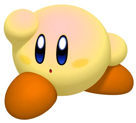Image - Yellow kirby.png - Fantendo, the Video Game Fanon Wiki png image