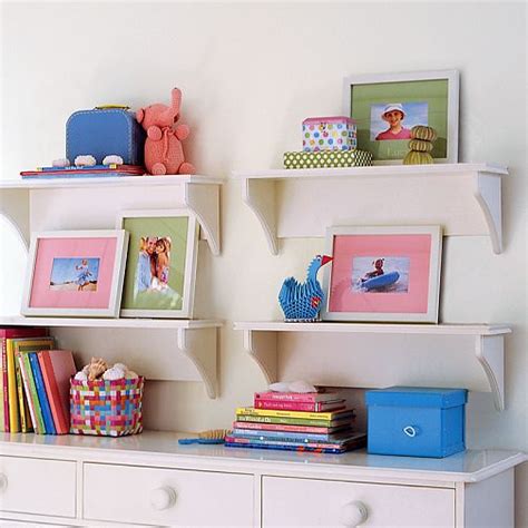 Do you suppose childrens bedroom floating shelves looks great? Kid Storage in Small Spaces