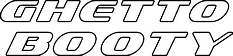 ghetto booty logo by darkvoidpictures on deviantart