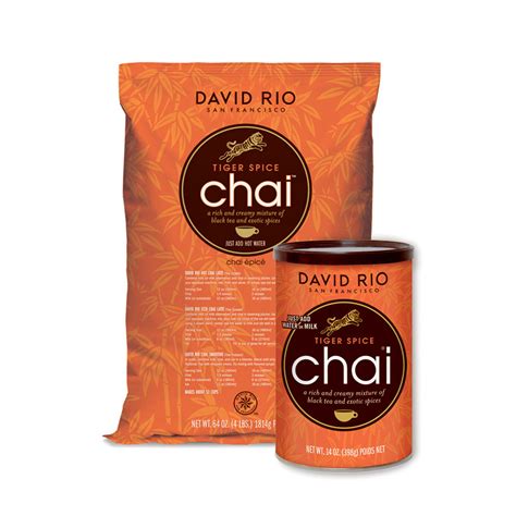 David Rio Tiger Spice Chai Oz Can S Lb Bag S