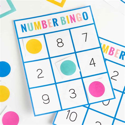 Free Printable Number Bingo Design Eat Repeat
