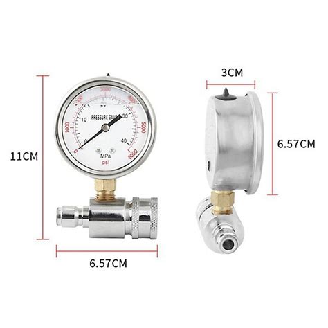 Pressure Washer Gauge Kit 38 Quick Connect Pressure Washer Gauge D
