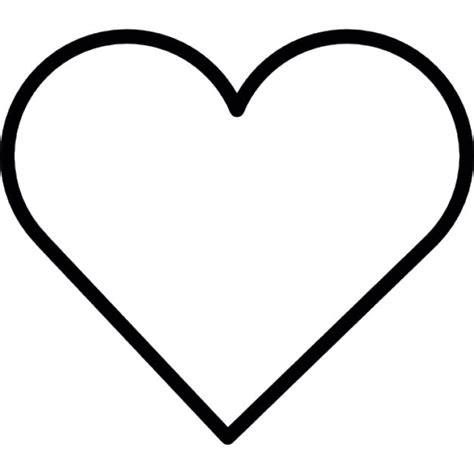 Heart With Outline Svg