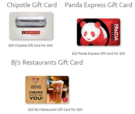 If you would like to purchase a braille gift card, please. Restaurant Gift Cards On Sale: $50 Chipotle Gift Card $40, $50 Happy Eats Gift Card Only $40 ...
