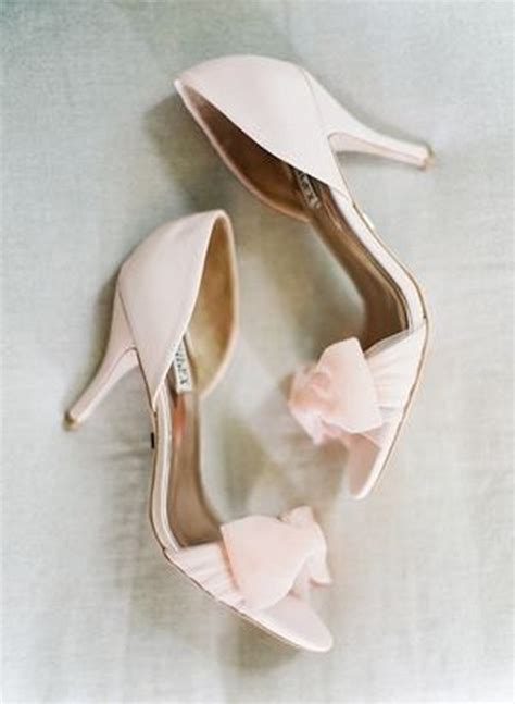 Blush Pink Low Heel Wedding Shoes Emmalovesweddings