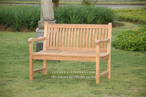 Bangku kayu minimalis model dokar. Bangku Kursi Taman Outdoor Kayu Jati Minimalis JJM-BT 04 - Jati Jepara Mebel