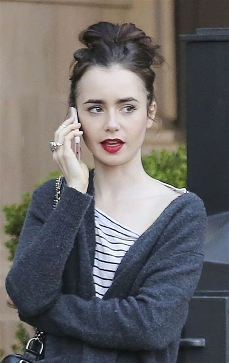 Lily Collins Beautiful Women Lilly Collins Hair Streaks Lily