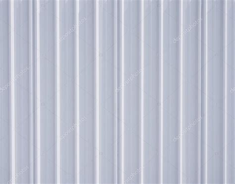 White Corrugated Iron Metal Texture Surface Background — Stock Photo