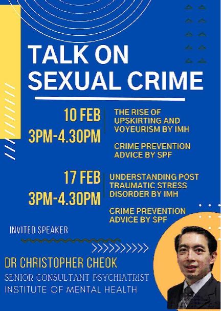 Talk On Sexual Crime I The Rise Of Upskirting And Voyeurism By Imh And Spf