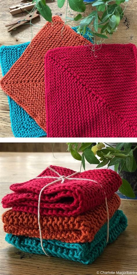 Colorful Knitted Dishcloths Free Patterns 1001 Patterns Dishcloth Knitting Patterns Knitted