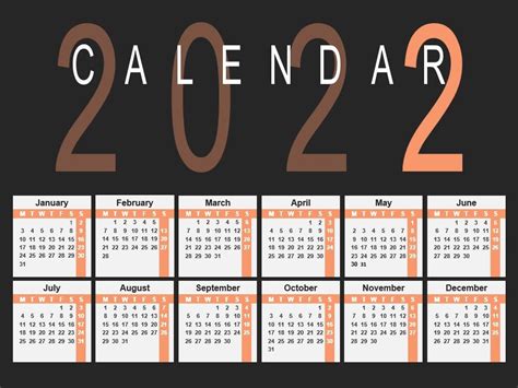 Get Powerpoint 2022 Calendar Presentation Slide Design Gambaran