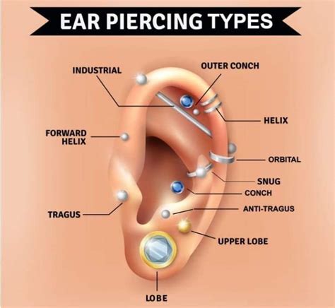 21 Inner And Outer Conch Piercing Inspirational Examples