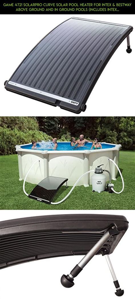 Game 4721 Solarpro Curve Solar Pool Heater For Intex And Bestway Above