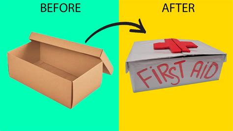 How To Make First Aid Box At Home Best Out Of Waste Box Houses Diy Box