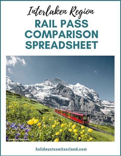 How To Choose The Best Swiss Rail Pass For Your Trip 2024 Holidays