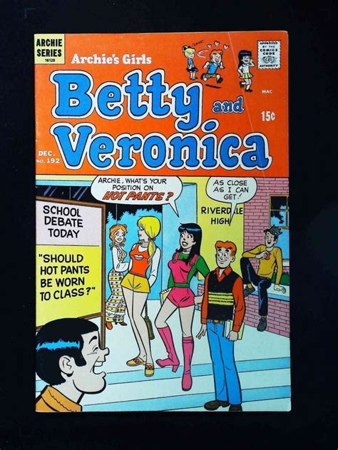Archies Girls Betty And Veronica 192 Archie Comics 1971 Vf In 2022