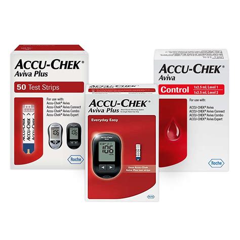 Accu Chek Aviva Diabetes Monitoring Kit For Diabetic Blood Glucose