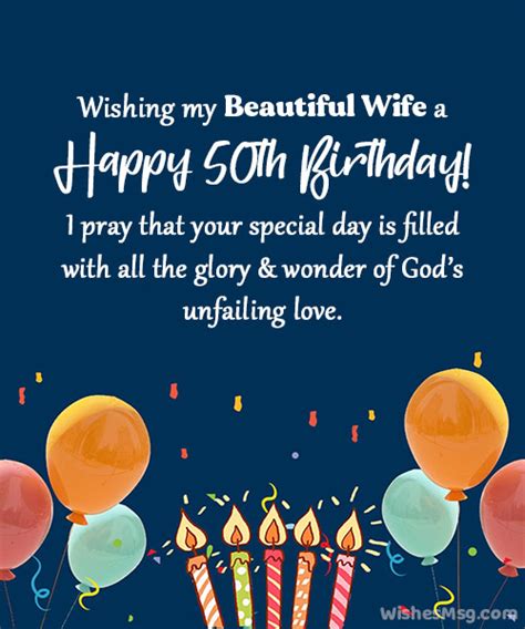 100 Happy 50th Birthday Wishes And Messages Wishesmsg