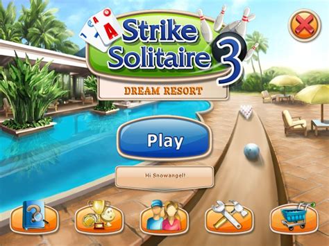 Strike Solitaire 3 Dream Resort Freegamest By Snowangel