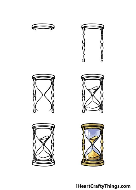 Simple Hourglass Drawing