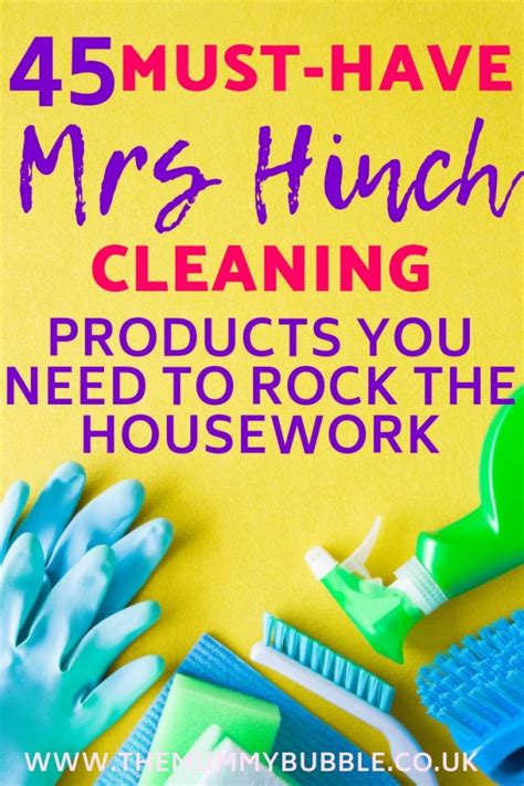 Mrs Hinch Must Haves For Cleaning The Mummy Bubble