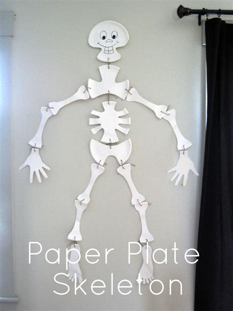 Pickup Some Creativity Paper Plate Skeleton Tutorial