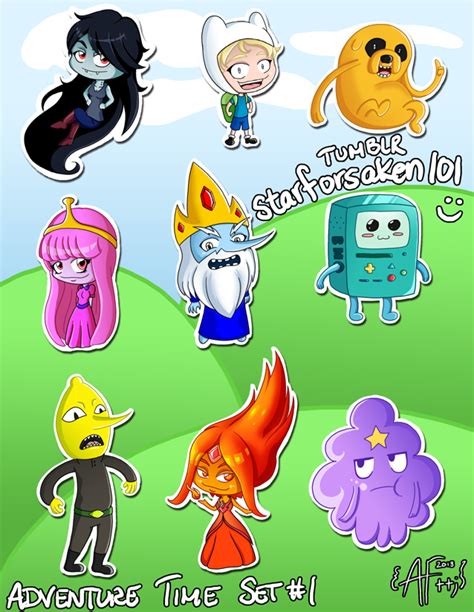 Adventure Time Chibis Set 1 By Starforsaken101 On Deviantart