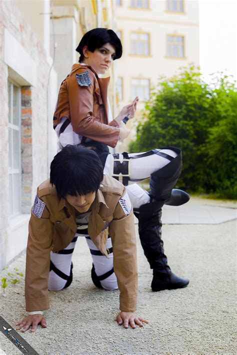 Wonderful Attack On Titan Group Cosplay Photography Displaying