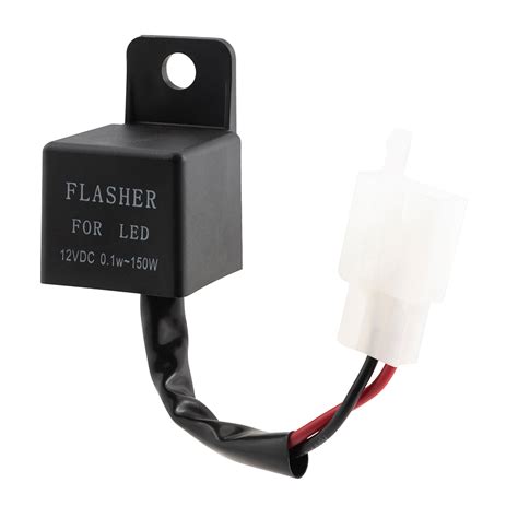 2 Pin Electronic Led Flasher Relay Fix Motorcycle Turn Signal Bulbs