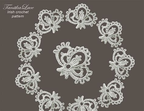 ravelry tashatan740 s pattern flower irish crochet lace applique pdf