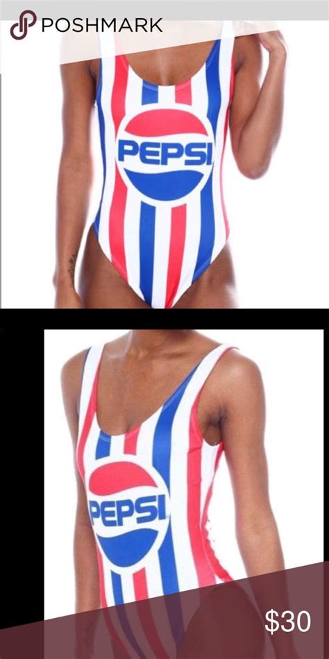 Pepsi Swimsuit EUC Swimsuits Clothes Design Athletic Tank Tops